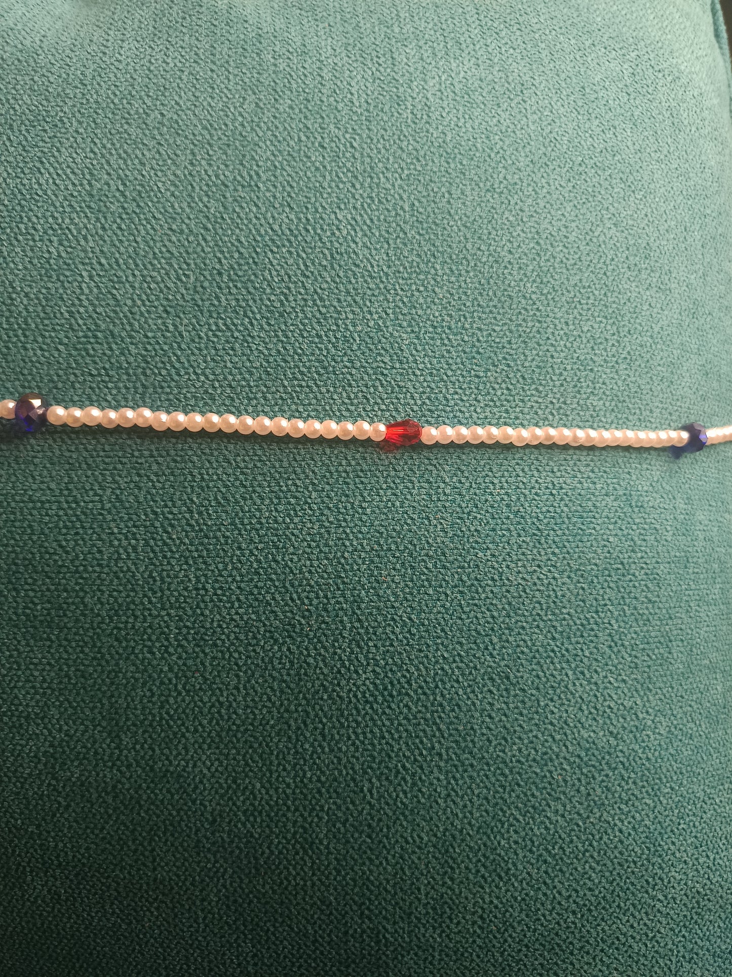 Chaine de taille "la Marianne" bleu blanc rouge (XL AU XXXL)