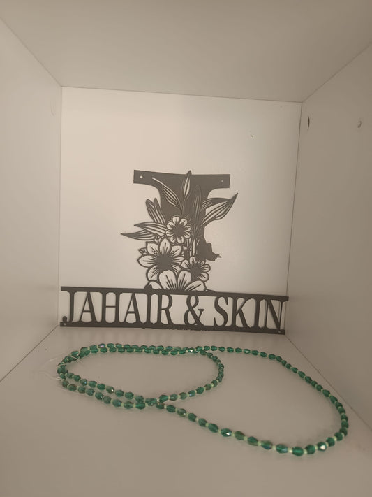 Chaine de taille "l'émeraude" vert bouteille (XL au XXXL)